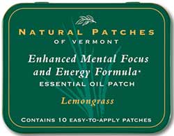 Natural Patches of Vermont Lemongrass Mental Focus & Energy Formula